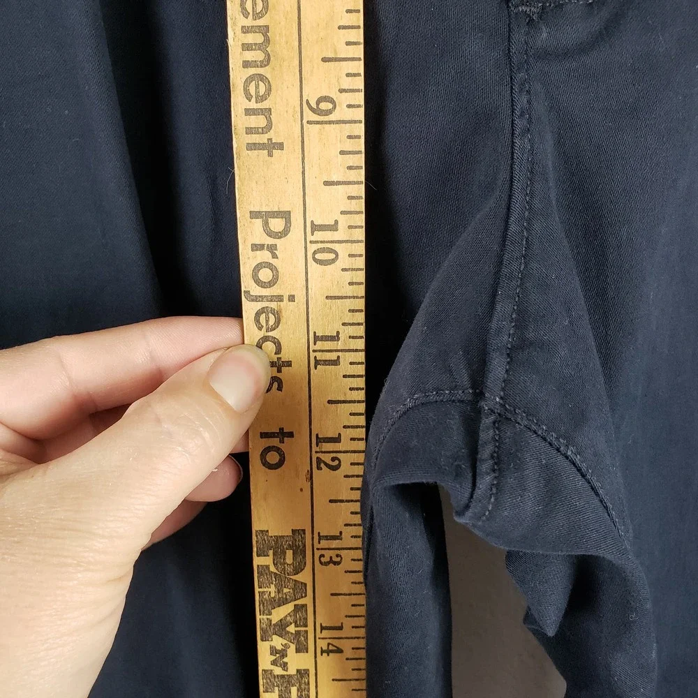 Banana Republic Men's 35x30 Vintage Straight Chino Pants Dark Blue Cotton Office
